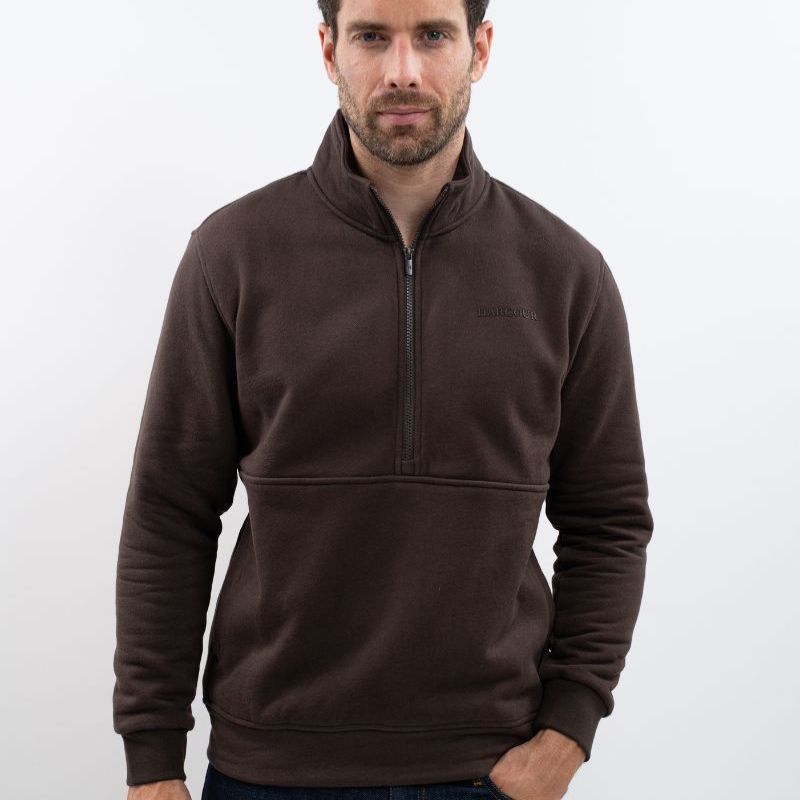Sweat équitation homme Swabo Harcour chocolat - Le Paturon