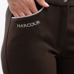 Pantalon équitation femme Jaipur Harcour chocolat - Le Paturon