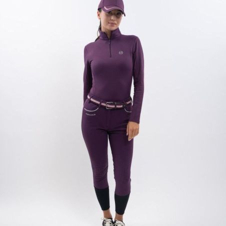 Pantalon équitation femme Jaipur Harcour figue - Le Paturon