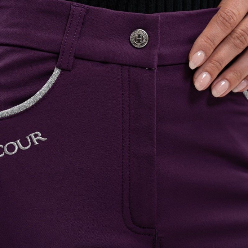 Pantalon équitation femme Jaipur Harcour figue - Le Paturon