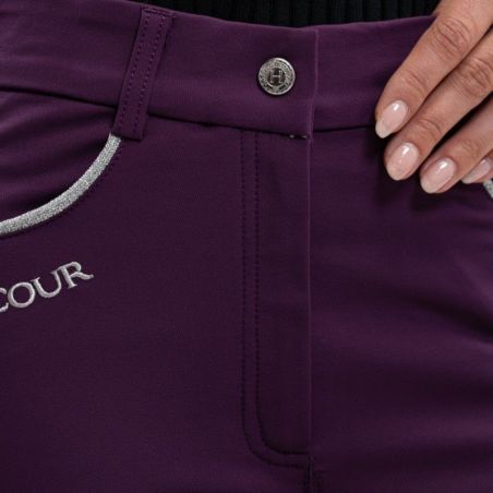Pantalon équitation femme Jaipur Harcour figue - Le Paturon