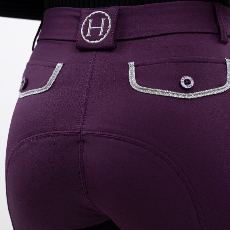 Pantalon équitation femme Jaipur Harcour figue - Le Paturon