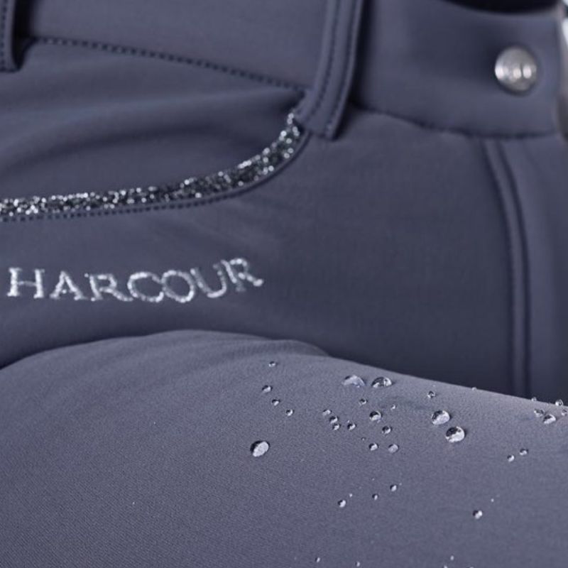 Pantalon équitation femme Jaipur Harcour gris anthracite - Le Paturon