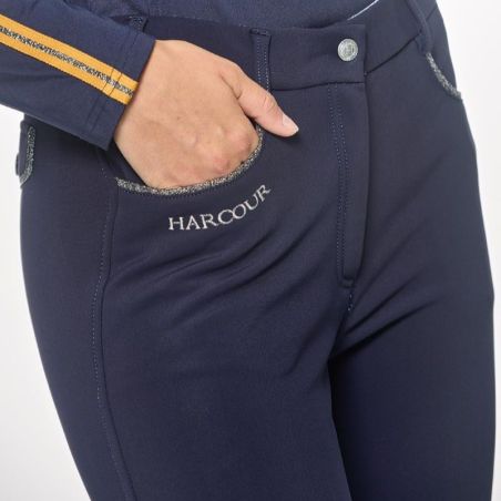Pantalon équitation femme Jaipur Harcour marine - Le Paturon