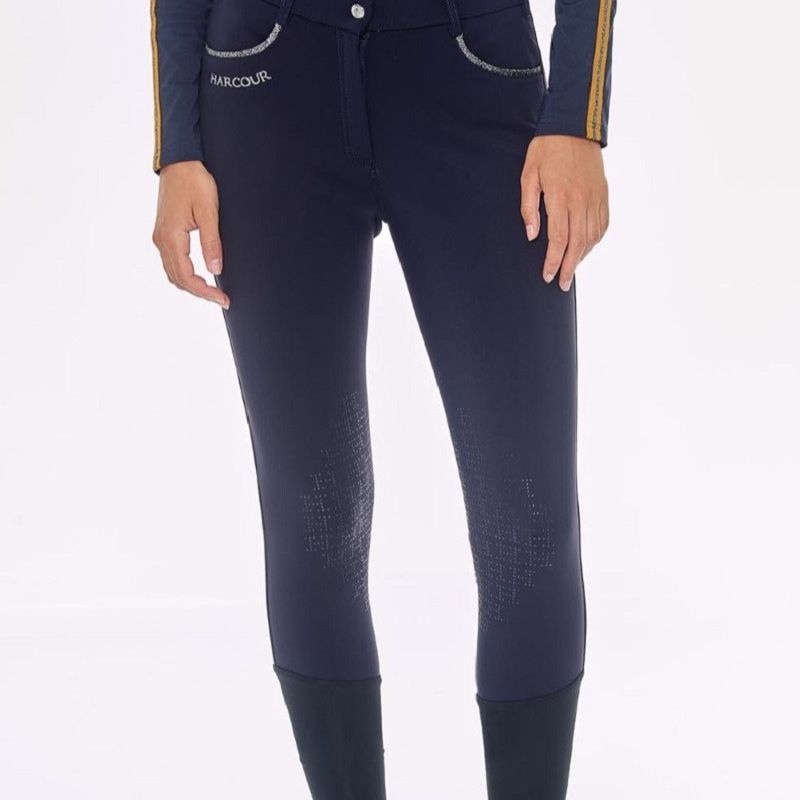 Pantalon équitation femme Jaipur Harcour marine - Le Paturon