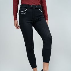 Pantalon équitation femme Jaipur Harcour noir - Le Paturon