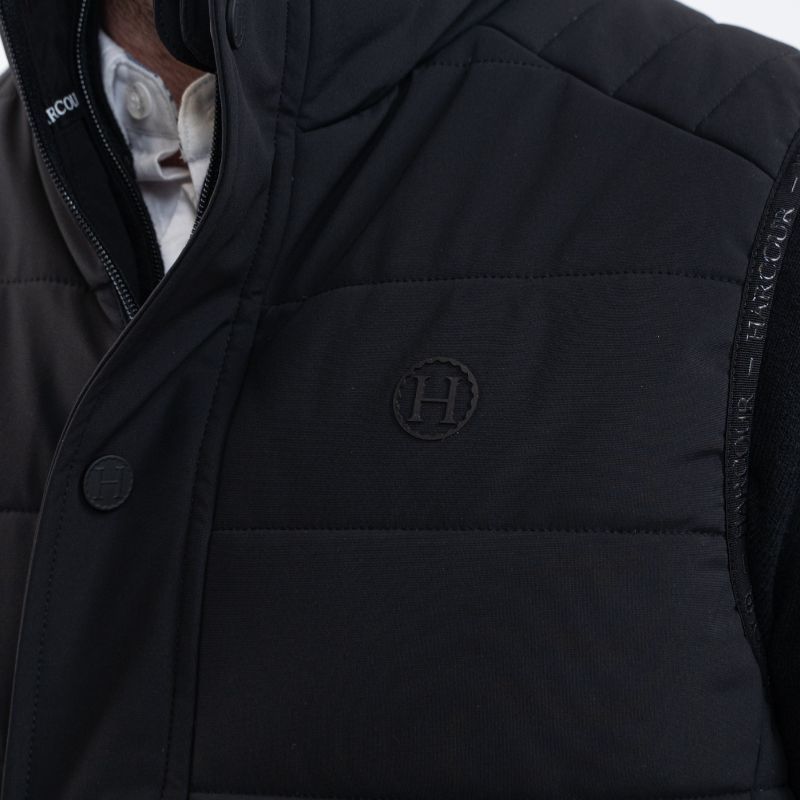 Veste équitation homme sans manches Boston Harcour noir - Le Paturon