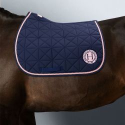 Tapis de selle cheval Suze Octobre Rose Harcour - Le Paturon