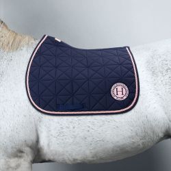 Tapis de selle cheval Suze Octobre Rose Harcour - Le Paturon