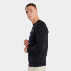 Sweat équitation homme en laine de Mérinos Horse Pilot bleu nuit - Le Paturon