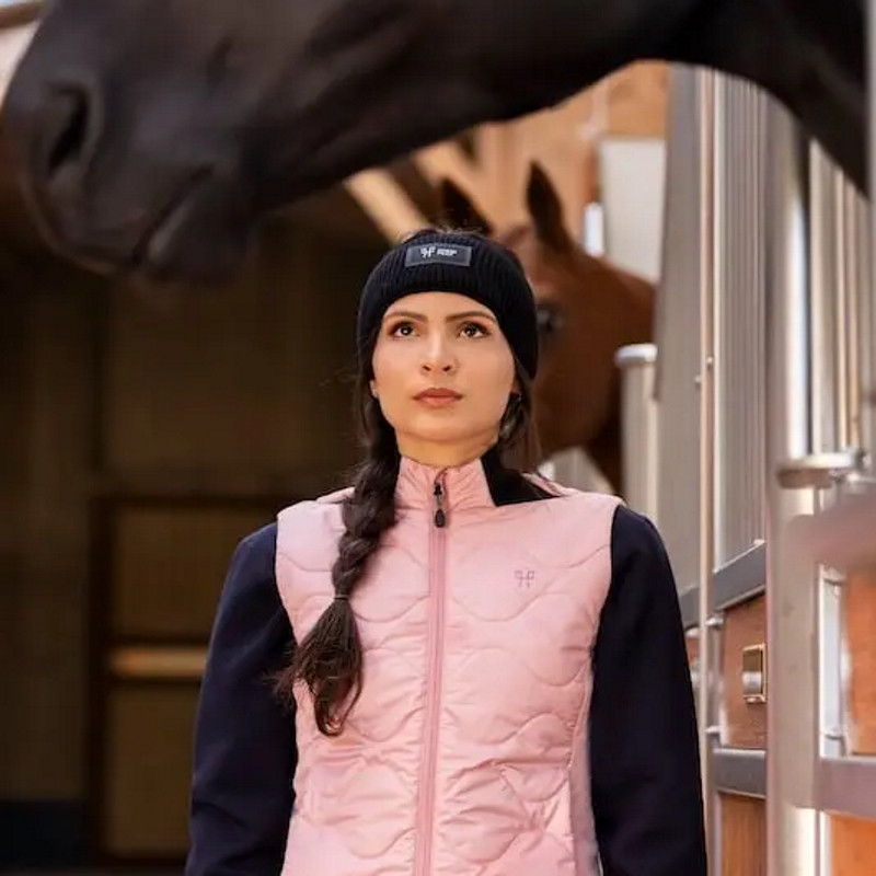 Bandeau équitation Rider Headband chaud Horse Pilot noir - Le Paturon