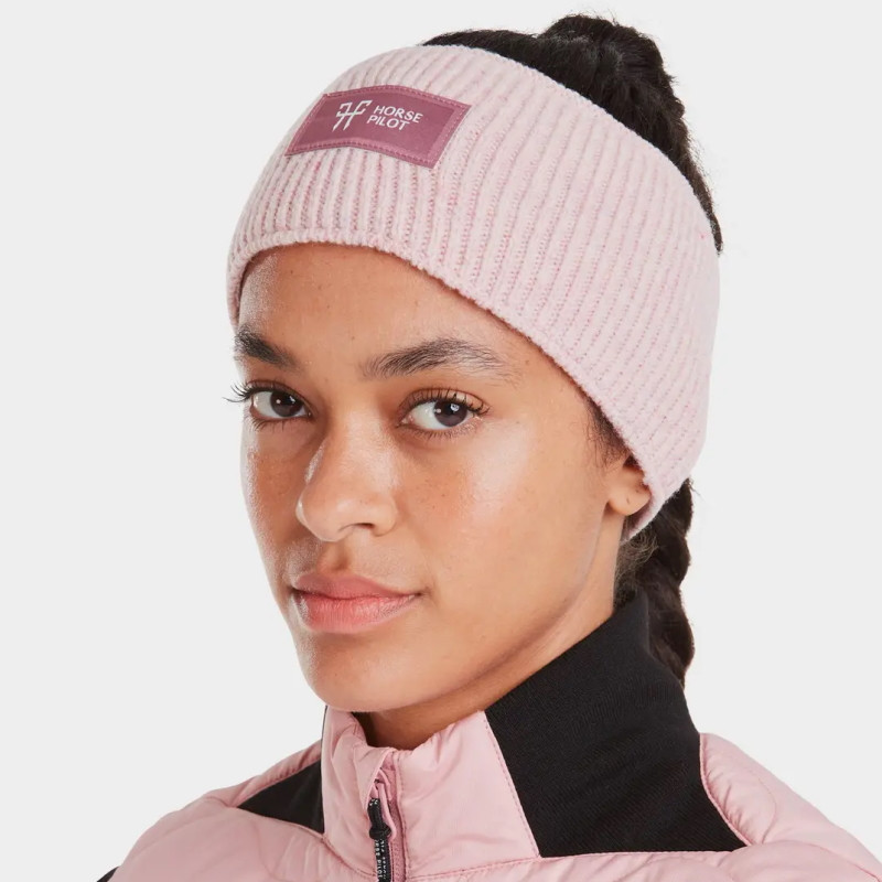 Bandeau équitation Rider Headband chaud Horse Pilot rose - Le Paturon