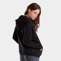 Sweat équitation femme Team Hoodie à capuche Horse Pilot noir - Le Paturon