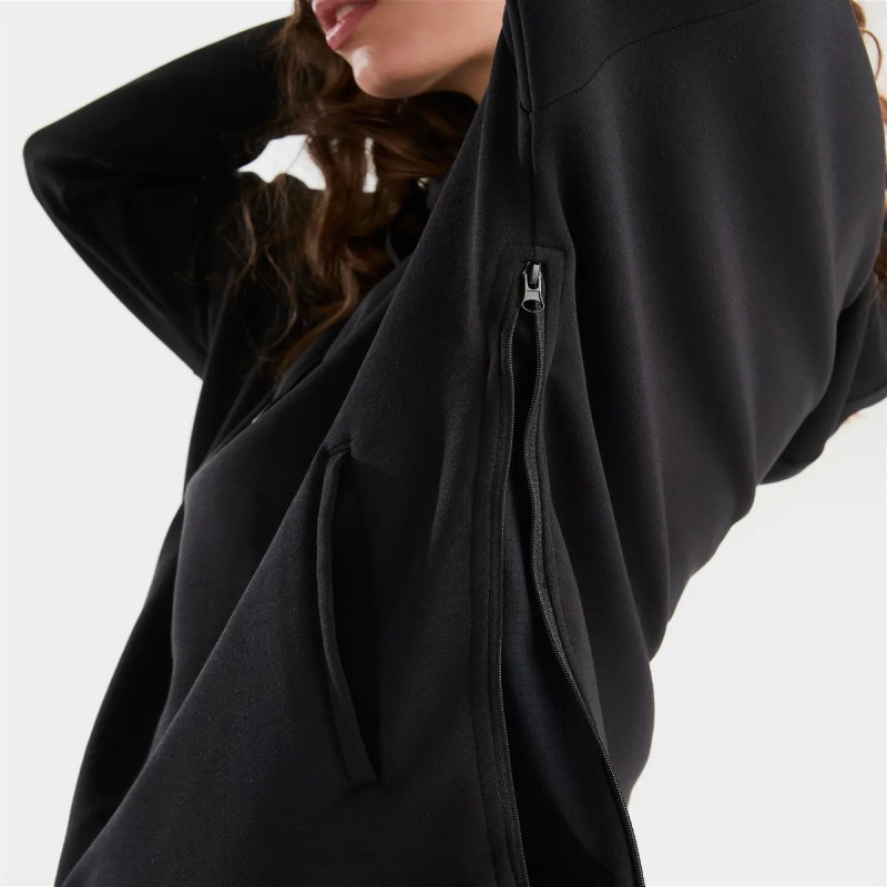 Sweat équitation femme Team Hoodie à capuche Horse Pilot noir - Le Paturon