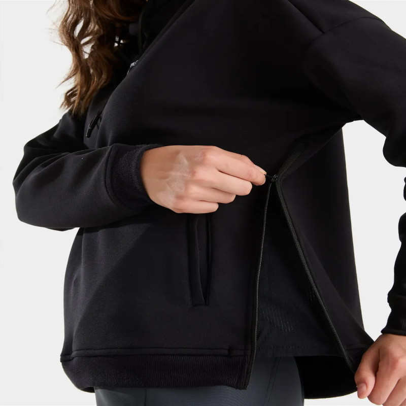 Sweat équitation femme Team Hoodie à capuche Horse Pilot noir - Le Paturon