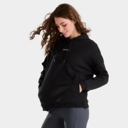 Sweat équitation femme Team Hoodie à capuche Horse Pilot noir - Le Paturon