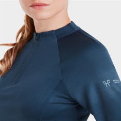 T-shirt équitation femme Winter Shirt thermique Horse Pilot marine - Le Paturon