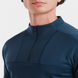 T-shirt équitation homme Winter Shirt thermique Horse Pilot marine - Le Paturon