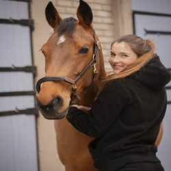 Veste équitation mixte polaire Mathis Paddock Sports Noir - Le Paturon