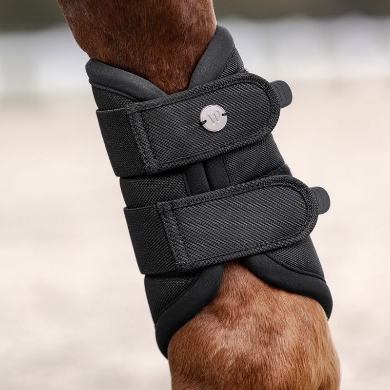 Guêtres de dressage cheval Comfort Fit Waldhausen noir - Le Paturon