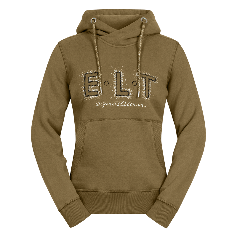 Sweat à capuche équitation femme Rio Elt Vert - Le Paturon