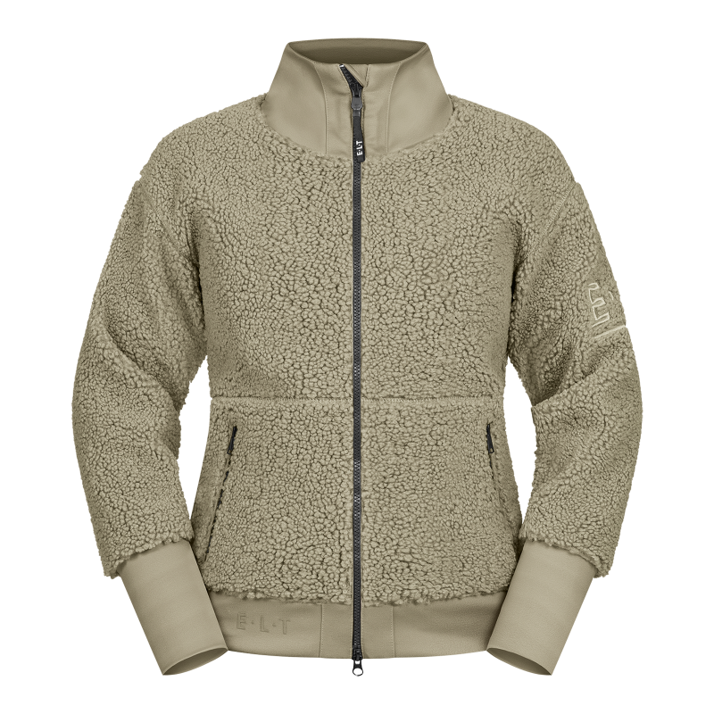 Veste équitation femme sherpa polaire Riverside Elt KBeige - Le Patuton