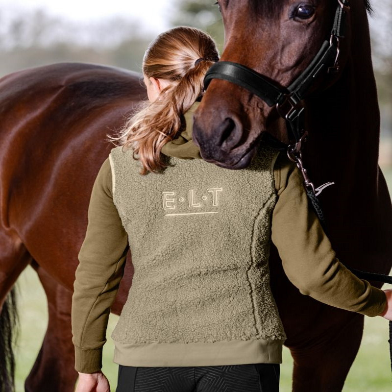 Gilet sherpa polaire sans manches équitation femme Rotterdam Elt - Le Paturon