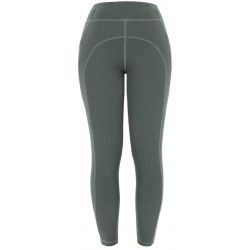 Legging équitation femme hiver Volga doublé polaire Riding World gris vert - Le Paturon