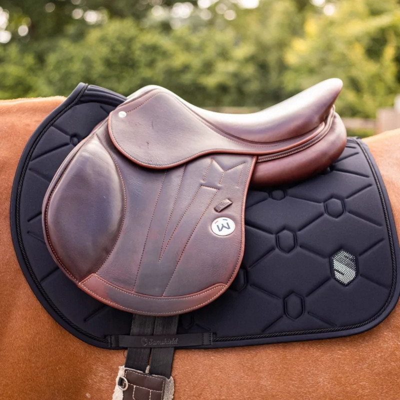 Tapis cheval Spineshield Swarovski Samshield noir - Le Paturon
