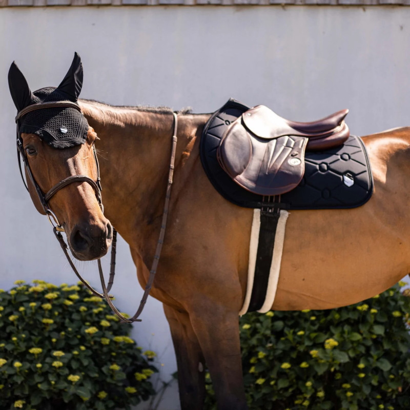 Tapis cheval Spineshield Swarovski Samshield noir - Le Paturon