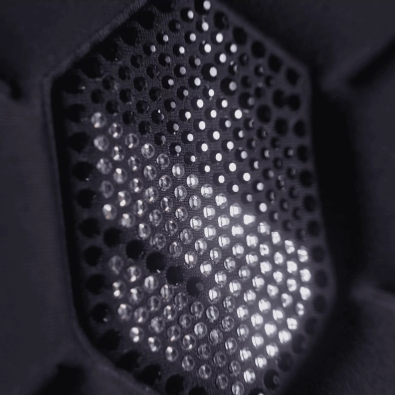Tapis cheval Spineshield Swarovski Samshield noir - Le Paturon