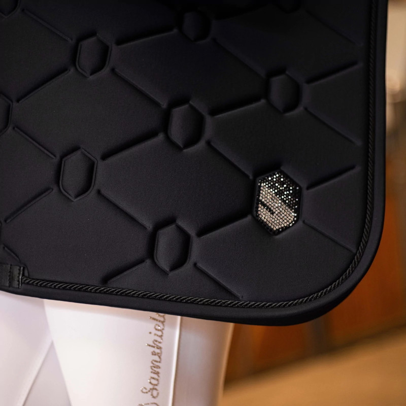 Tapis cheval Spineshield Swarovski Samshield noir - Le Paturon