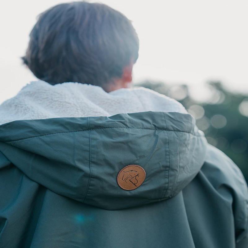 Parka équitation unisexe doublée sherpa Kevin Staut Collection kaki - Le Paturon