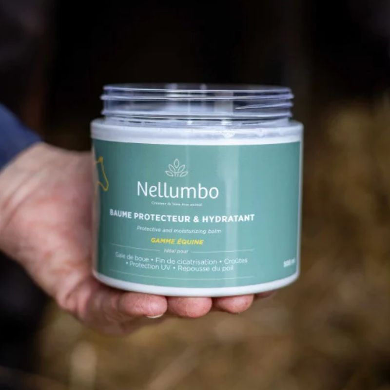 Baume protecteur et hydratant pour chevaux Nellumbo - Baume peau cheval 150ml - Le Paturon