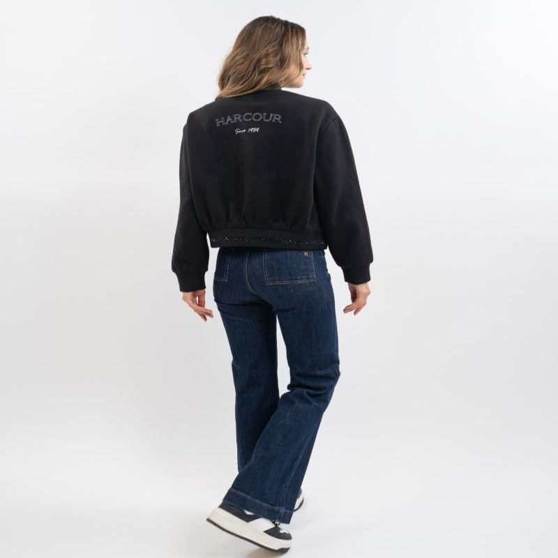 Bomber équitation femme Antonela Harcour noir - Le Paturon