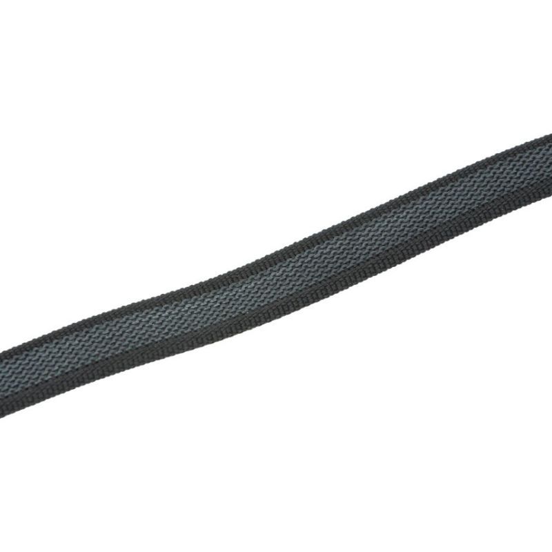 Rênes cheval grip toile caoutchouc HFI Master noir - Le Paturon