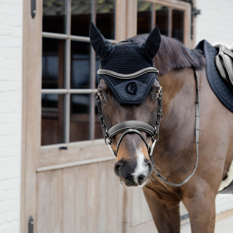 Bridon cheval cuir tressé New English Collection Dy'on - Le Paturon