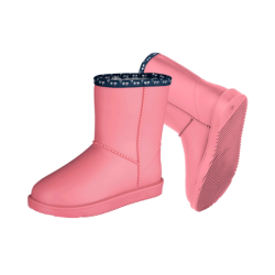 Boots écurie enfant hiver Rainless ELT rose cœur - Le Paturon
