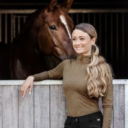 Sous pull équitation femme Milano ELT cappuccino - Le Paturon