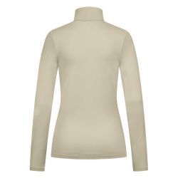 Pull équitation femme Col roulé Madison ELT beige - Le Paturon