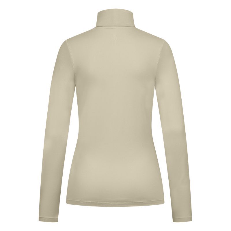 Pull équitation femme Col roulé Madison ELT beige - Le Paturon