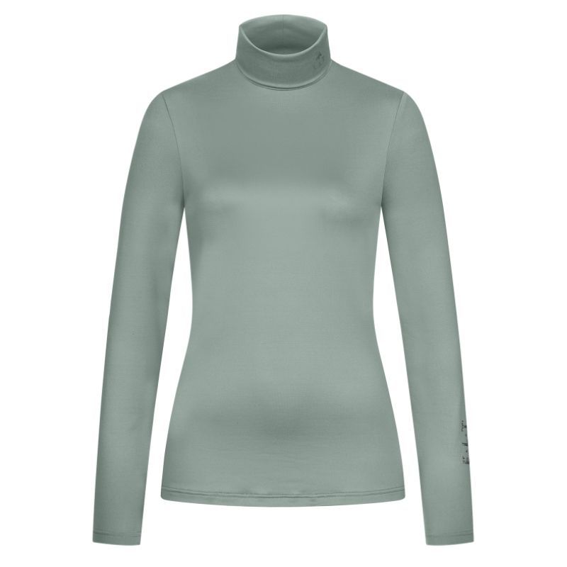 Pull équitation femme Col roulé Madison ELT bleu - Le Paturon