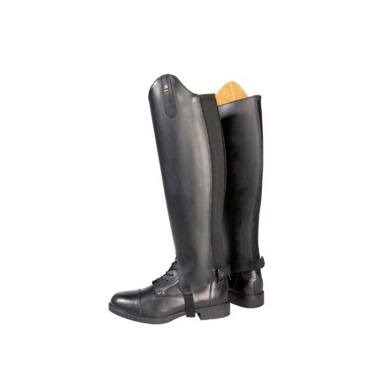Mini-chaps équitation en cuir lisse Professional Elt - Le Paturon