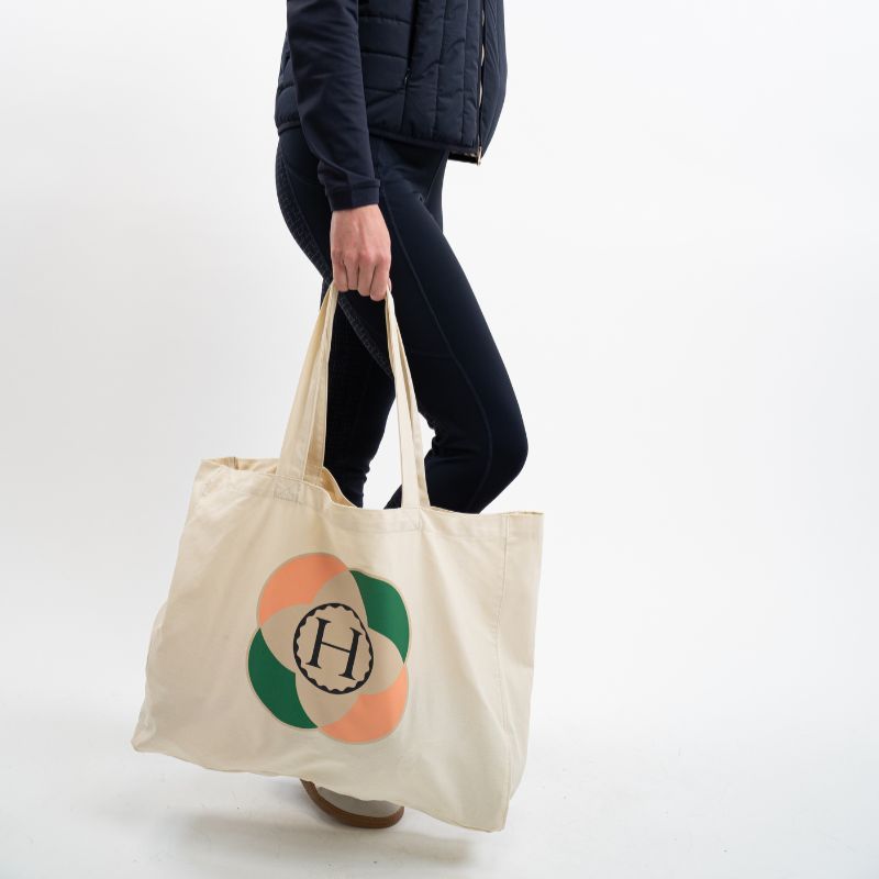 Sac équitation Totebag Bertille Harcour unique natural flower - Le Paturon