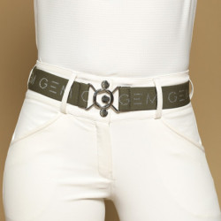 Ceinture équitation Zaza GEM kaki