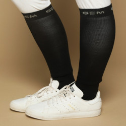 Chaussettes équitation Winter GEM noir - Le Paturon