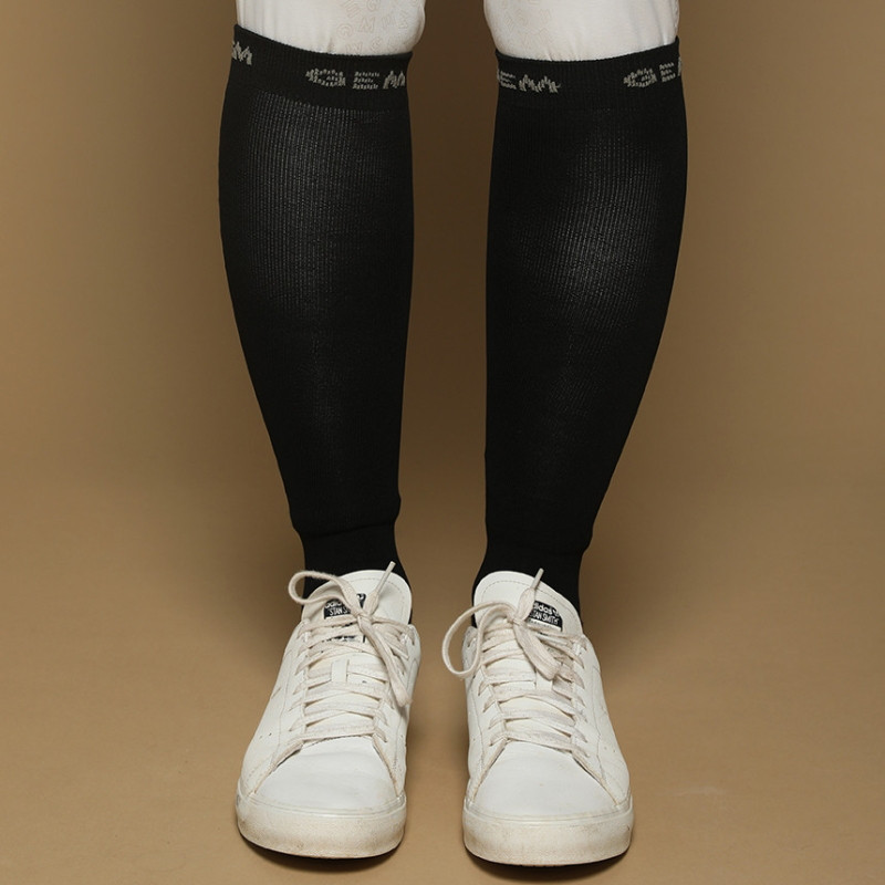 Chaussettes équitation Winter GEM noir - Le Paturon