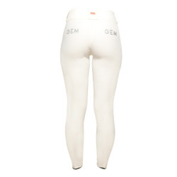 Pantalon équitation femme Cooper taille haute GEM blanc - Le Paturon