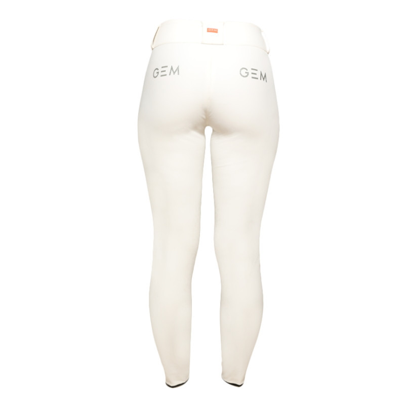 Pantalon équitation femme Cooper taille haute GEM blanc - Le Paturon