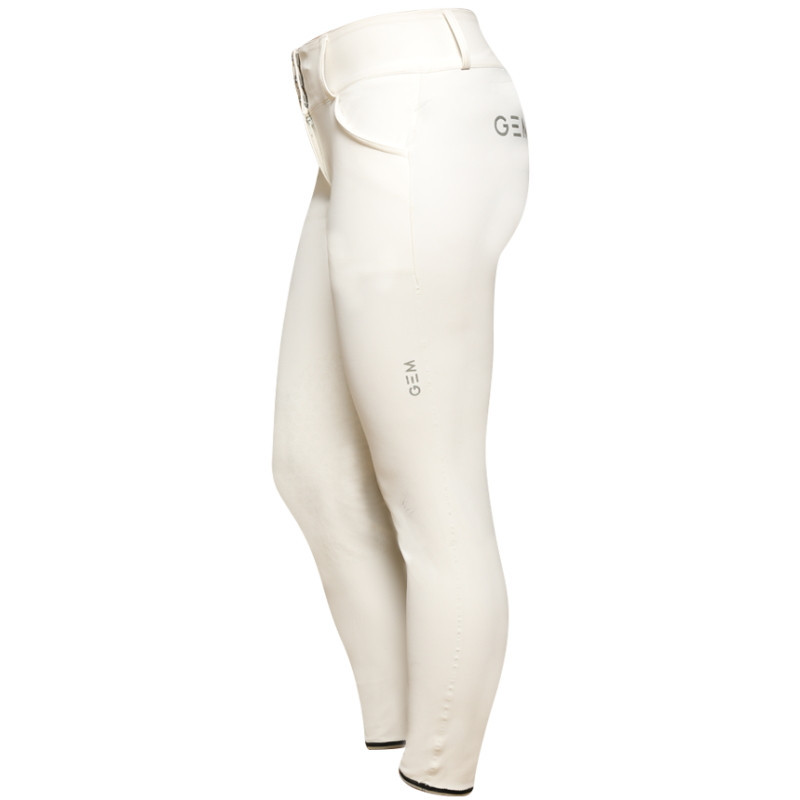 Pantalon équitation femme Cooper taille haute GEM blanc - Le Paturon